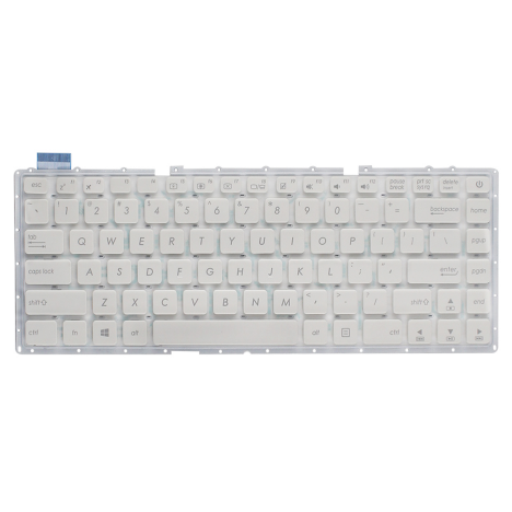 White Keyboard for Asus Vivobook Max X441 X441S X441N X441U Lapt - Click Image to Close